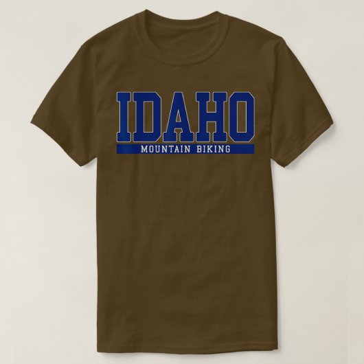Idaho Mountain Biking T-shirt (Design voorkant)