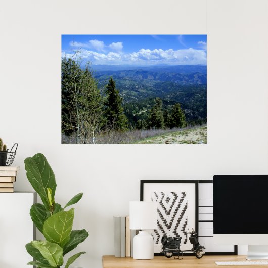 Idaho Mountain Grandeur Poster (Thuiskantoor)