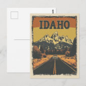  Idaho Mountain Natuur Landscape Travel Briefkaart (Voorkant / Achterkant)