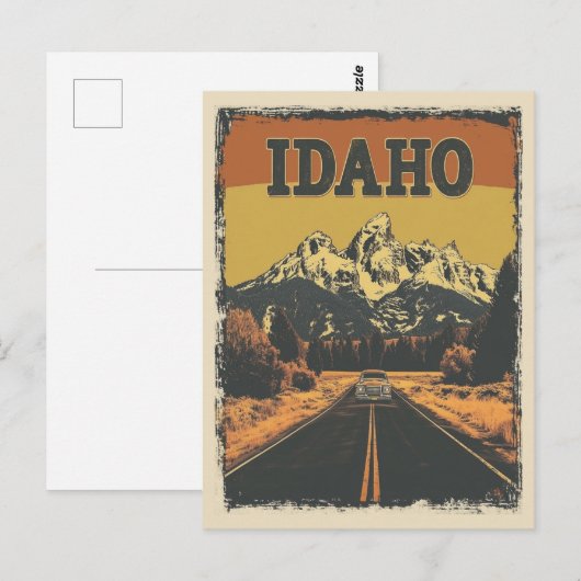  Idaho Mountain Natuur Landscape Travel Briefkaart (Voorkant / Achterkant)