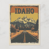 Idaho Mountain Natuur Landscape Travel Briefkaart (Voorkant)