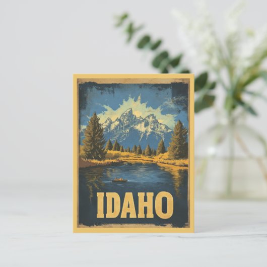  Idaho Mountain Natuur reizen Briefkaart (Staand voorkant)