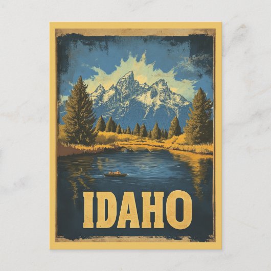  Idaho Mountain Natuur reizen Briefkaart (Voorkant)