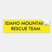 IDAHO MOUNTAIN RESCUE TEAM BUMPERSTICKER (Voorkant)