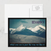 Idaho Mountains Briefkaart (Voorkant / Achterkant)