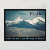 Idaho Mountains Briefkaart (Voorkant)