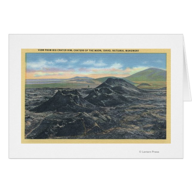 Idaho National Park Big Crater Rim (Voorkant Horizontaal)