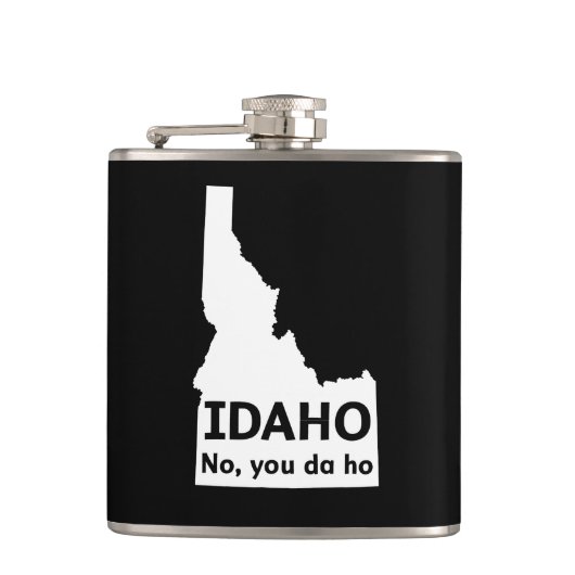 Idaho No, jij Da Ho Heupfles (Voorkant)