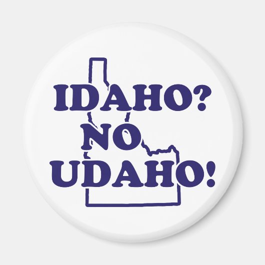 Idaho No Udaho Magneet (Voorkant)