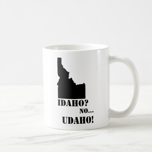 Idaho No Udaho Map Koffiemok (Rechts)