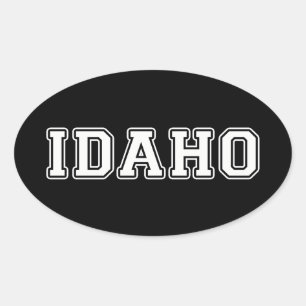 Idaho Ovale Sticker