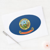 Idaho Ovale Sticker (Envelop)