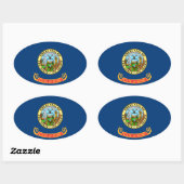 Idaho Ovale Sticker (Vel)