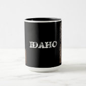 IDAHO PATRIOT BURNT WOOD BLOK MOK (Midden)