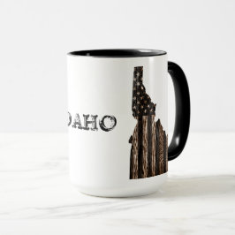 IDAHO PATRIOT BURNT WOOD BLOK MOK