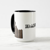 IDAHO PATRIOT BURNT WOOD BLOK MOK (Voorkant links)