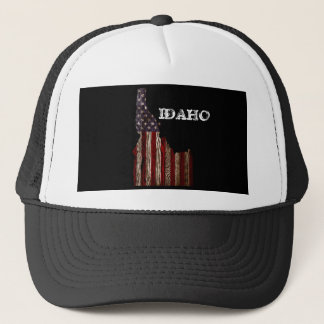 IDAHO PATRIOT BURNT WOOD CLR TRUCKER PET