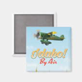 Idaho! Per vliegtuig Magneet (Voorkant / Achterkant)