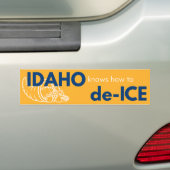 Idaho politieke bumpersticker (Op auto)