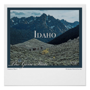 Idaho Poster Kunst