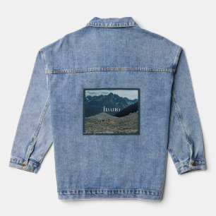 Idaho Poster Kunst Denim Jacket