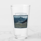 Idaho Poster Kunst Glas (Achterkant)