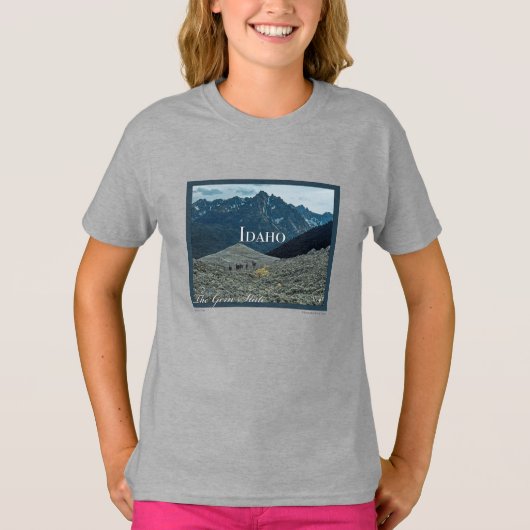 Idaho Poster Kunst T-shirt (Voorkant)