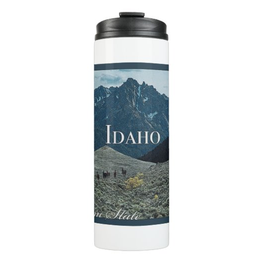 Idaho Poster Kunst Thermosbeker (Voorkant)