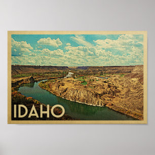 Idaho Poster - Snake River Canyon