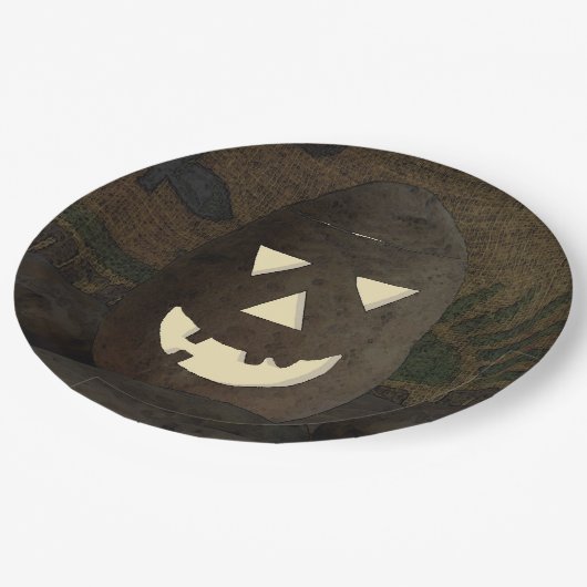 Idaho Potato Tato'lantern Papieren Bordje (Gekanteld)