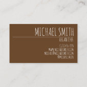 Idaho Potato Vegetarian Vegan Farmer Garden Chef Visitekaartje (Achterkant)