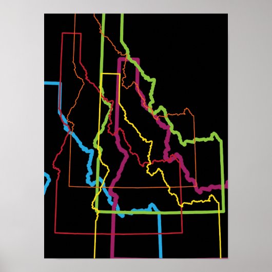 idaho pride blur poster (Voorkant)