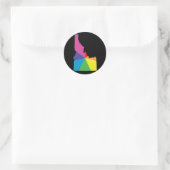 idaho pride. ronde sticker (Tas)