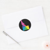idaho pride. ronde sticker (Envelop)