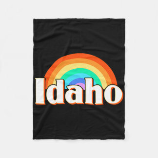 Idaho Regenboog  Fleece Deken