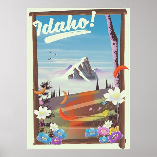 Idaho! Reisposter landschap Poster (Voorkant)