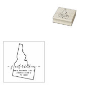 Idaho retouradres bedrijf rubberstempel (Gestempeld)