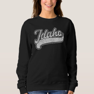 Idaho Retro Baseball Style Mannen Vrouwen Kindere Trui