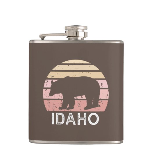 Idaho Retro Beer Heupfles (Voorkant)