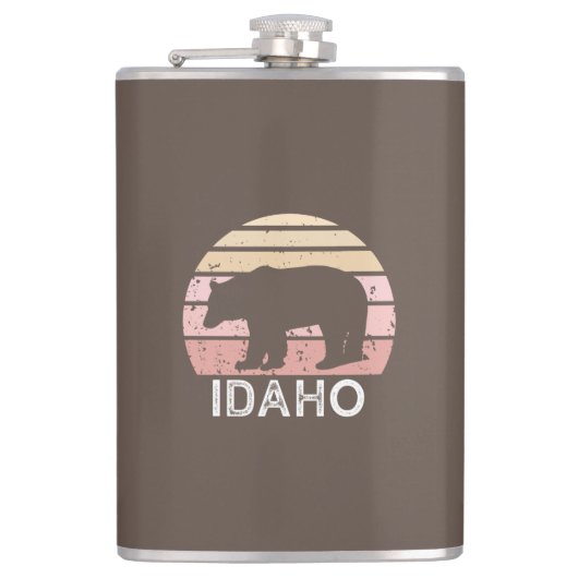 Idaho Retro Beer Heupfles (Voorkant)