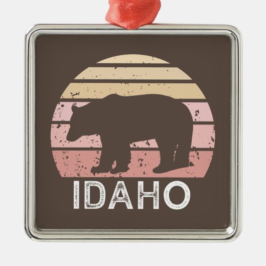 Idaho Retro Beer Metalen Ornament (Voorkant)