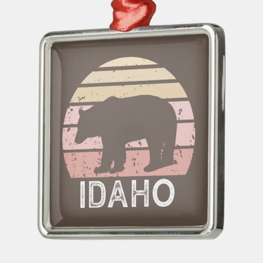 Idaho Retro Beer Metalen Ornament (Links)