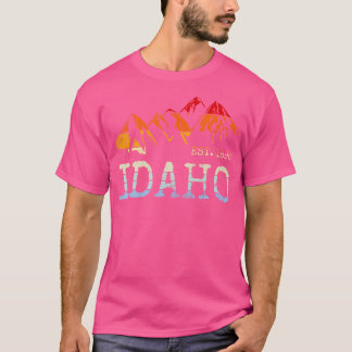 Idaho Retro Sunset Mountain Home Oost 1890 T-shirt