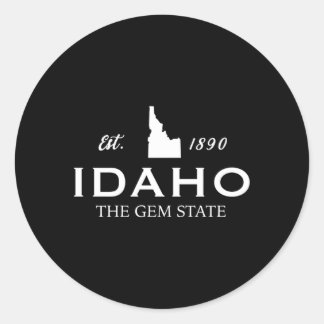 Idaho Ronde Sticker