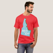 Idaho Roots Aqua Green T-shirt (Voorkant volledig)