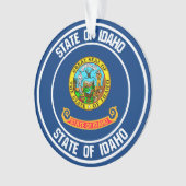 Idaho Round Emblem Ornament (voorkant)