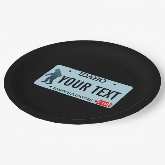 Idaho Sasquatch License Bord (Gekanteld)