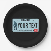 Idaho Sasquatch License Bord (Voorkant)