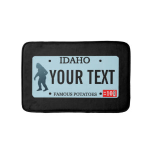 Idaho Sasquatch License Bord Badmat