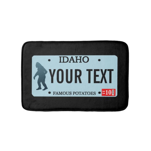 Idaho Sasquatch License Bord Badmat (Voorkant)